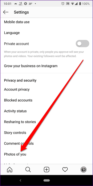 Instagram Privacy Settings 19A