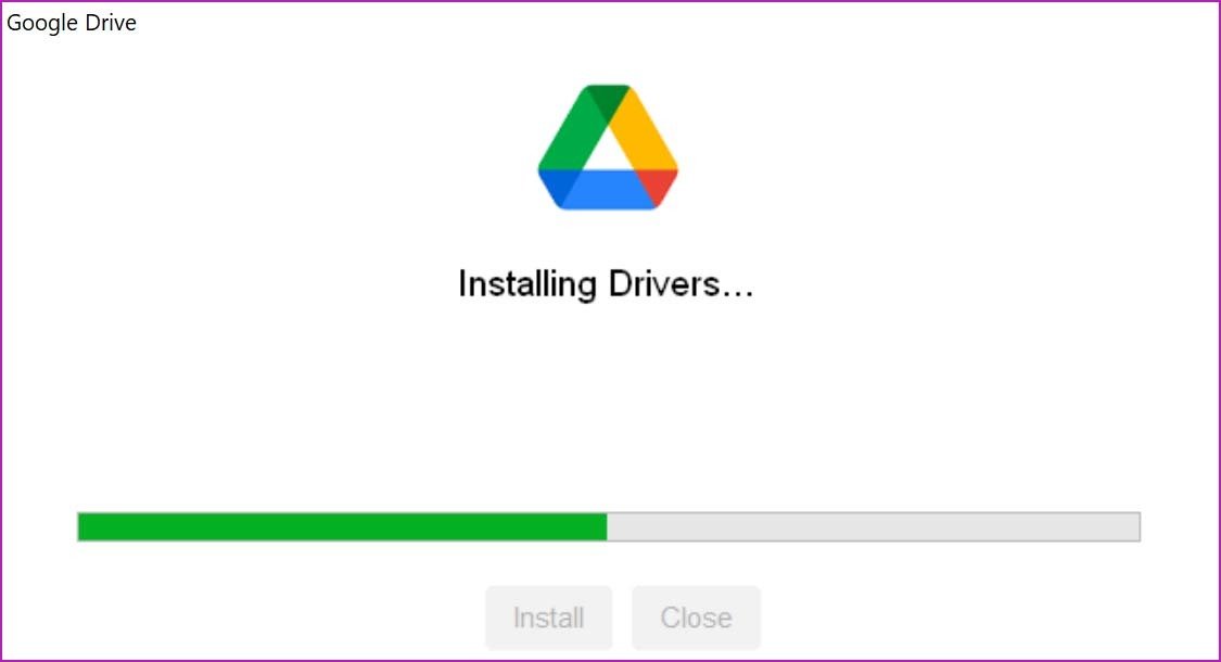 Install google drive on windows