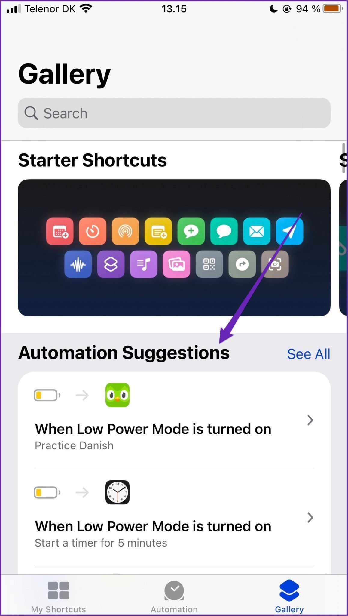 Ios automation suggestions