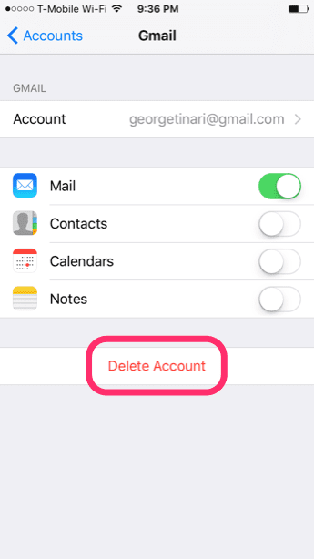 Ios Iphone Mail Low Power Mode Settings Accounts Fetch Push Notifications 8