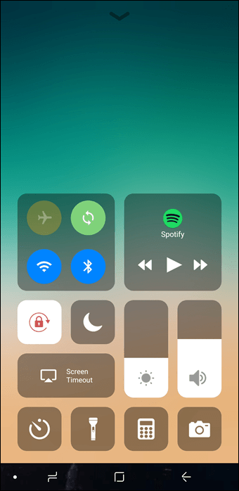 Ios Like Control Center On Android 6