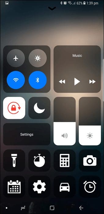 Ios Like Control Center On Android 1