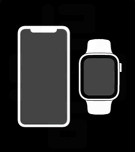 phone + watch symbol
