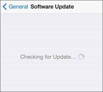 Iphone Checking For Updates