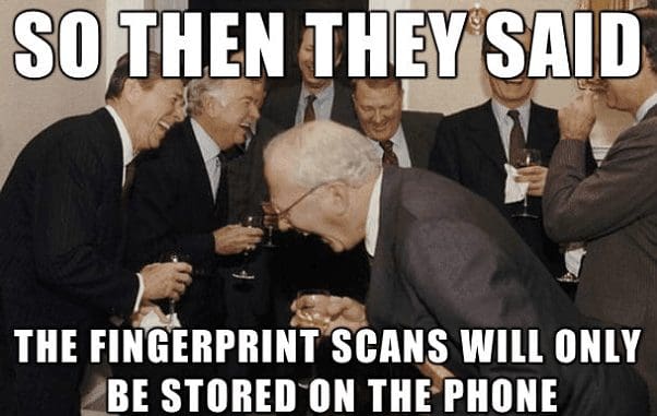 Iphone Fingerprint Scanner Meme