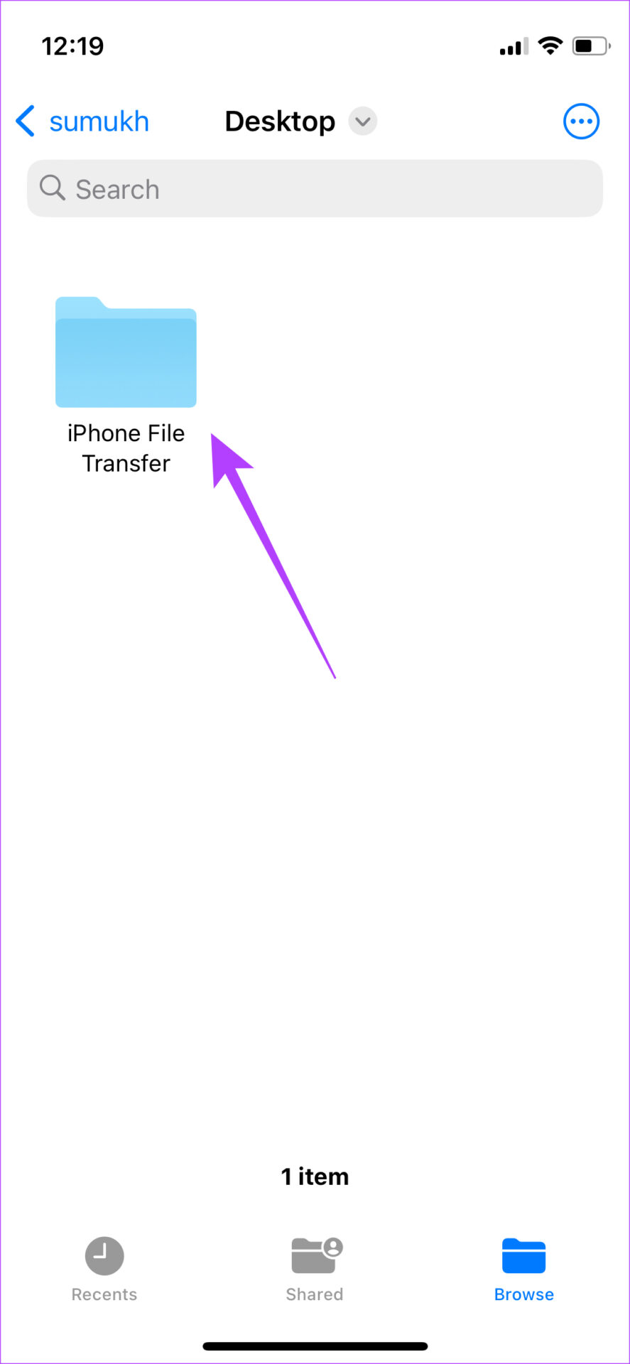 iPhone file trasnfer