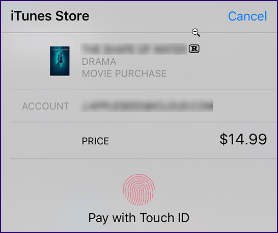 Itunes Store Unable Process Purchases Touch Id App