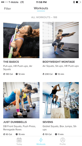 Приложение для тренировок ios