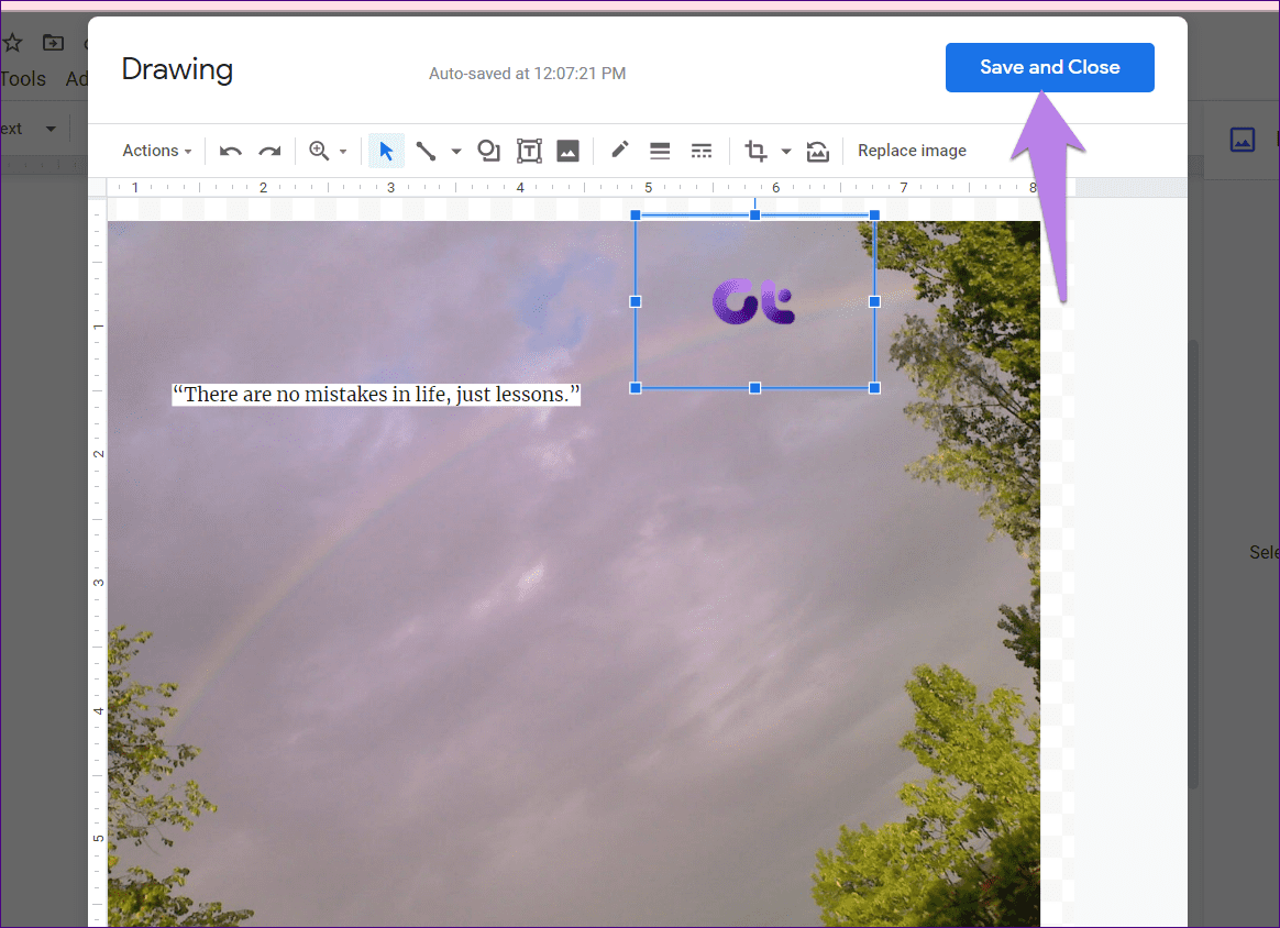 Layers in google docs 5