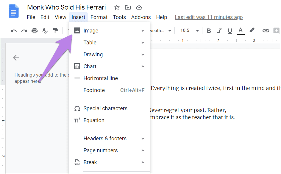 Layers in google docs 7