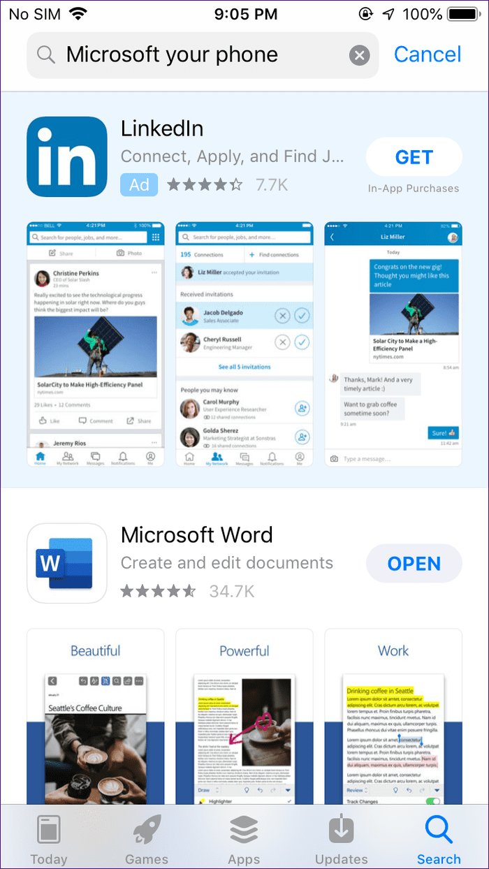 Link Iphone To Microsoft Your Phone App 1