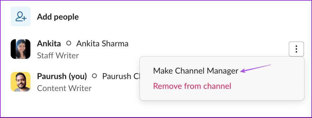 make channel manager slack channel