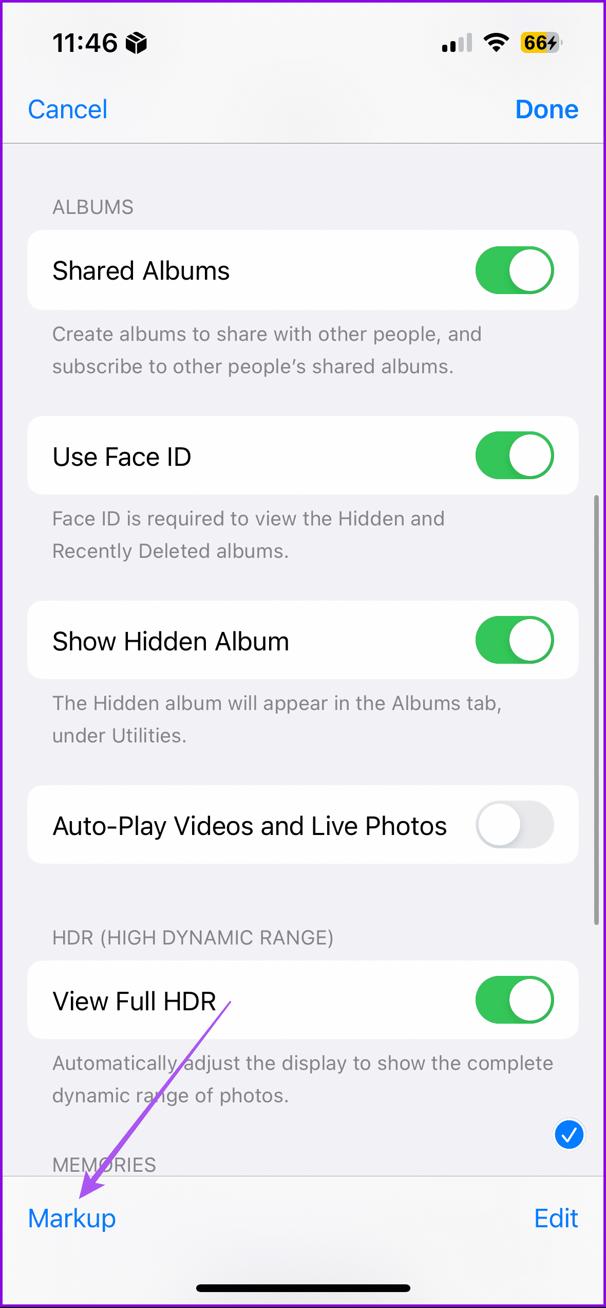 markup edit image messages app iphone