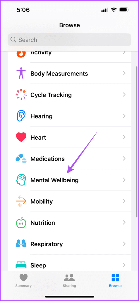 mental wellbeing health app iphone 1