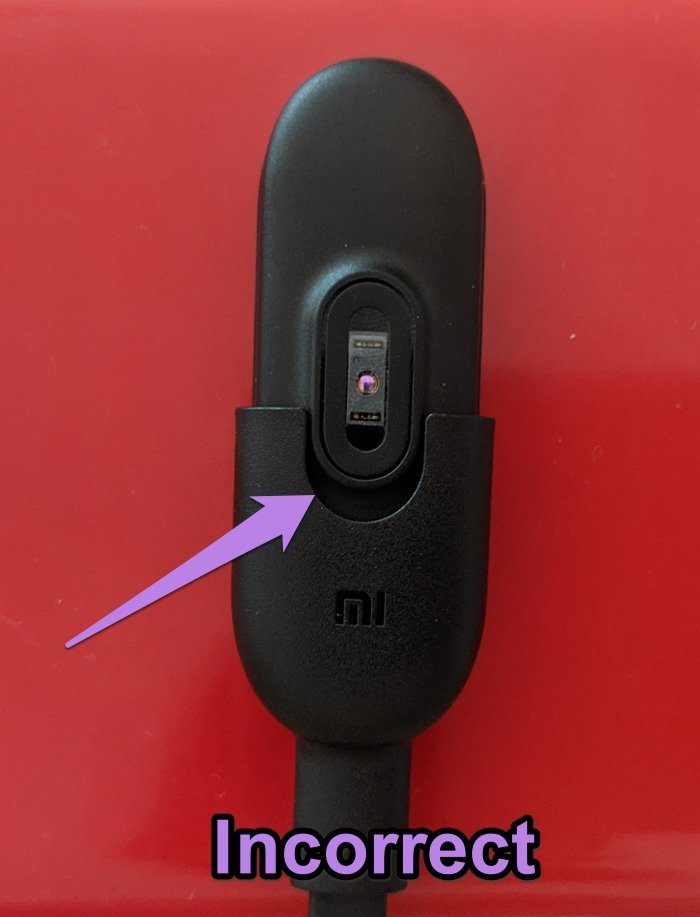 Mi band doesnt charge 3