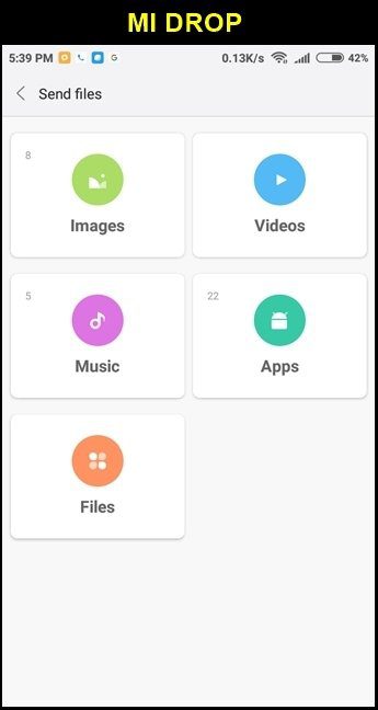 Mi Drop Shareit Xender Compare Android Apps 4A