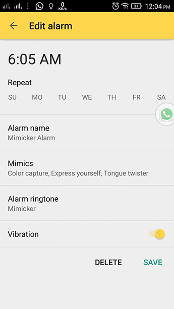 Mimicker Alarm 1