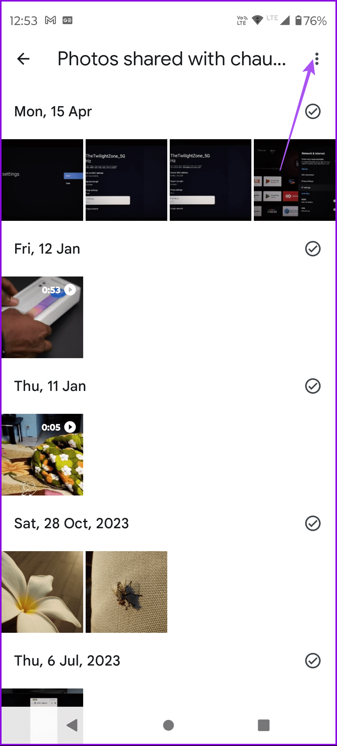 more options photo sharing google photos