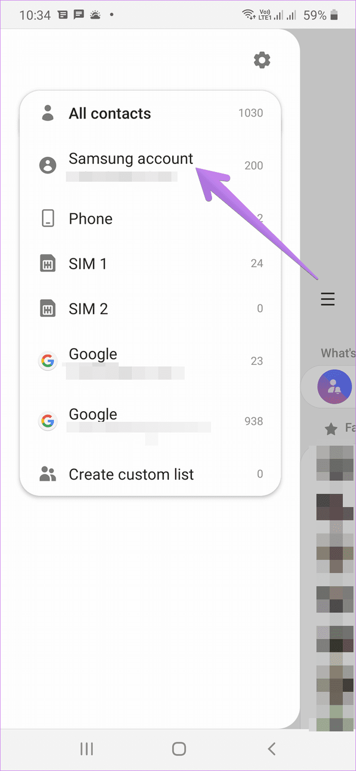 Move samsung contacts to google account 3