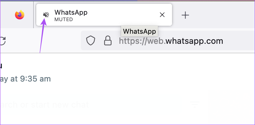 muted audio whatsapp web