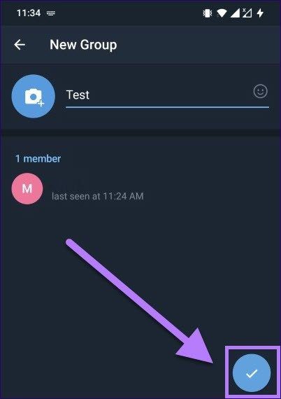 Telegram group video call