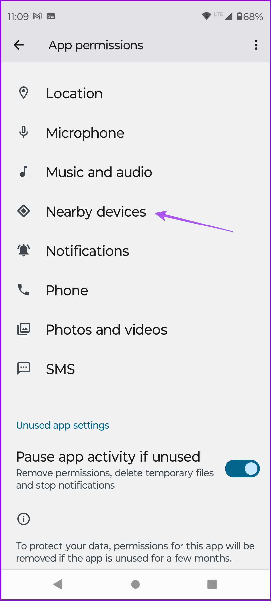nearby devices whatsapp android