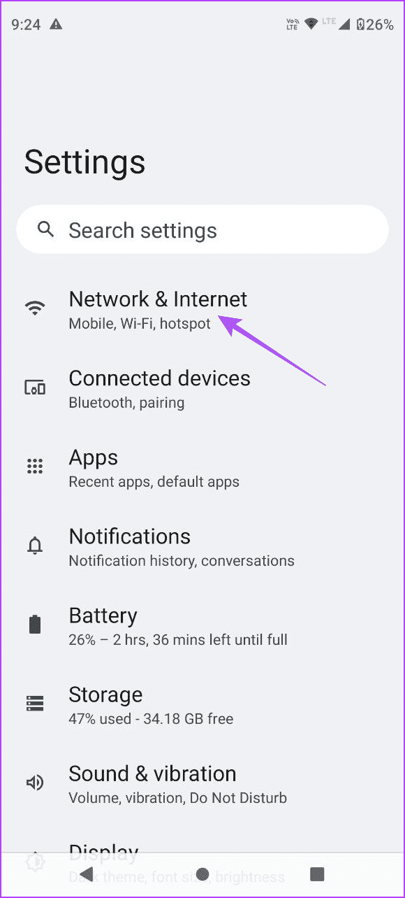 network and internet settings android 3