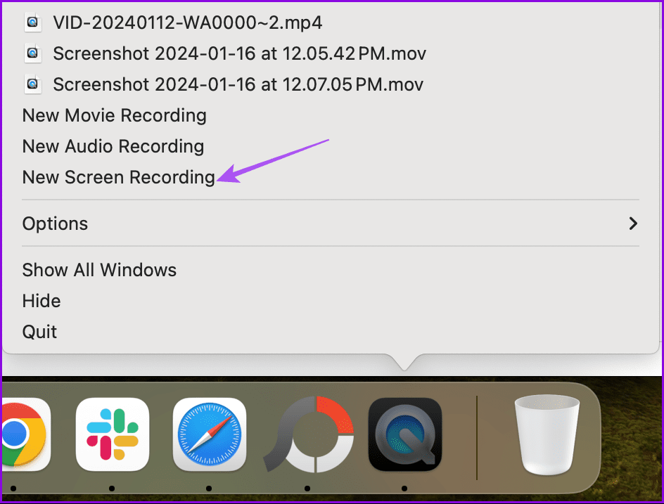 new screen recording quicktime player mac