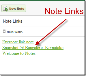 Note Links