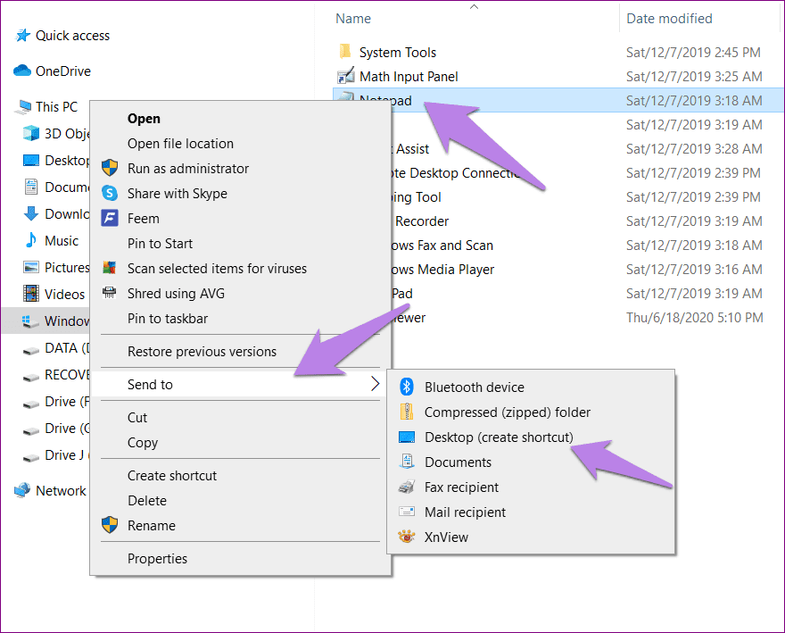 Bloco de notas ausentes no computador Windows 13