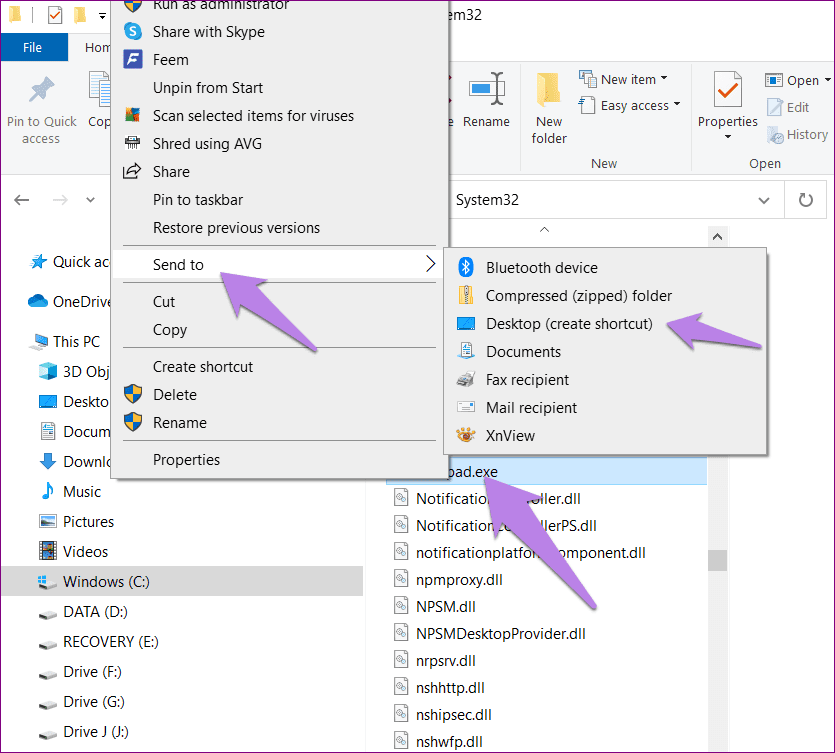 Notepad missing in windows computer 15