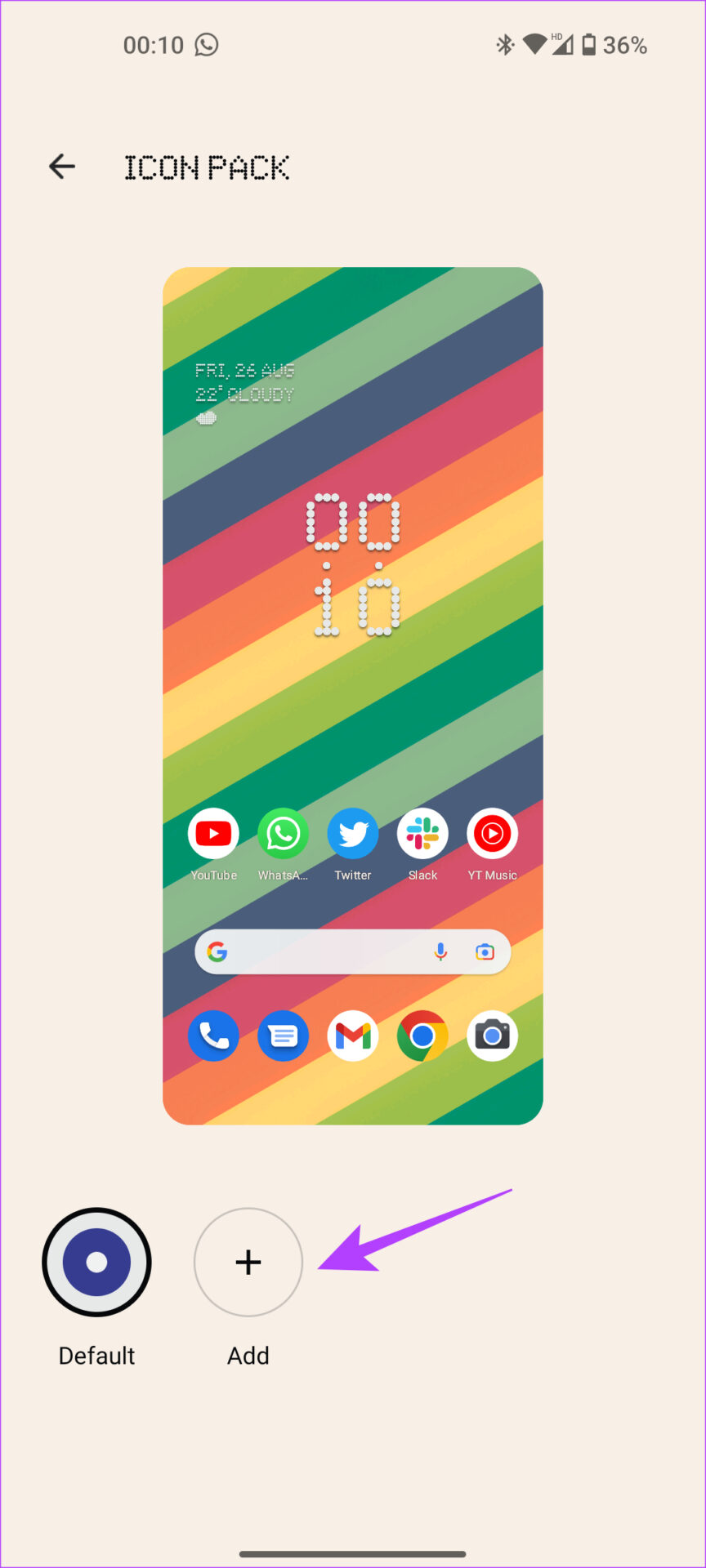 add icon pack