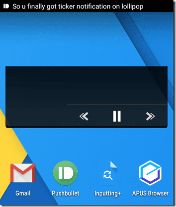 Notification On Android Lillipop 9
