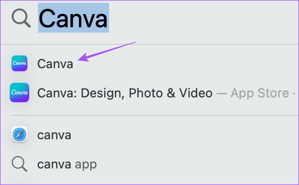 open canva app on desktop