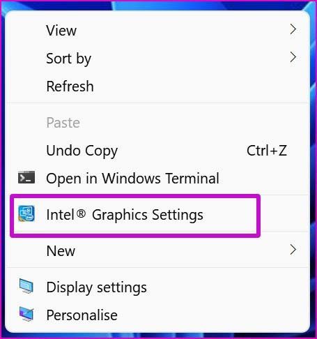 Open intel graphics settings windows 11 not detecting HDMI monitor