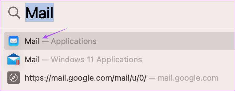 open mail app on mac