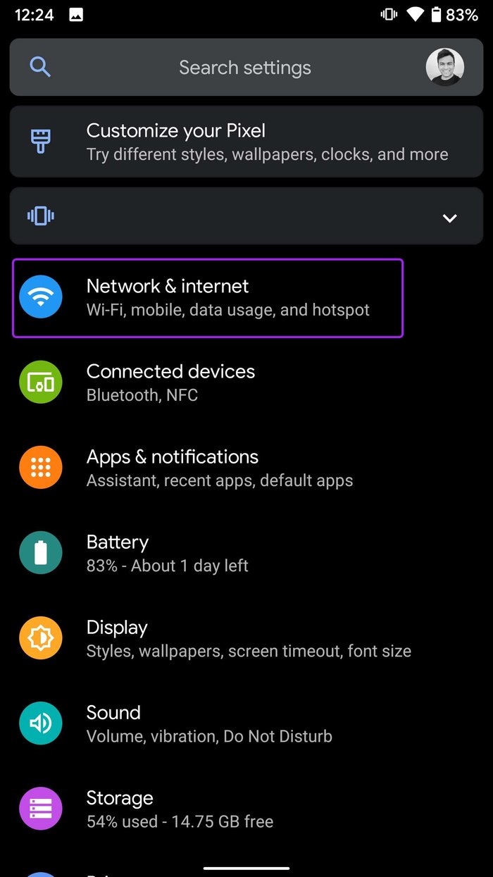 Open network and internet apps not updating on android