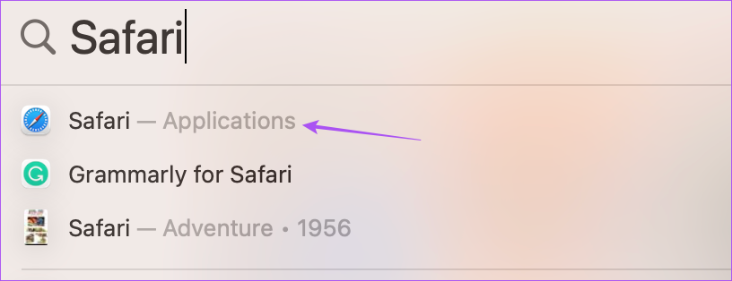 open safari on mac
