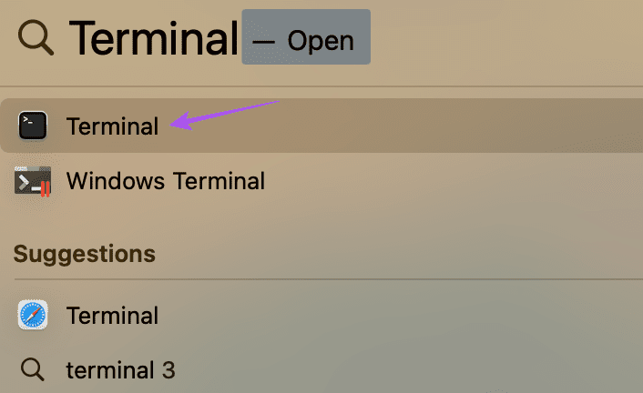 open terminal on mac 1