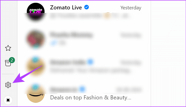 open whatsapp settings 2
