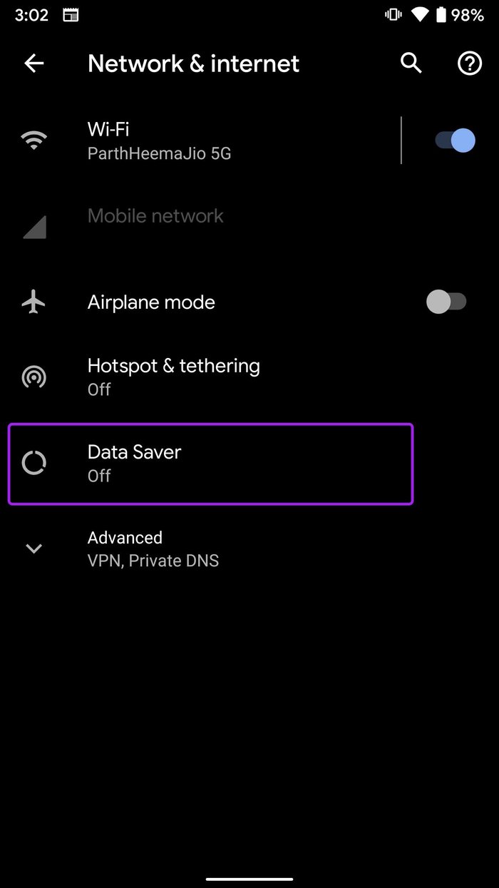 Opend data saver mode fix google drive stuck starting upload on Android