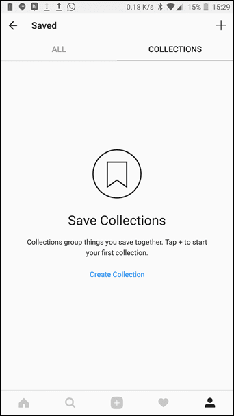 Organise Instagram Bookmarks Collections