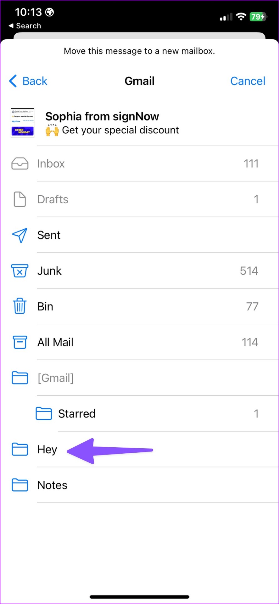 3 Best Tips to Organize Emails on iPhone - 14
