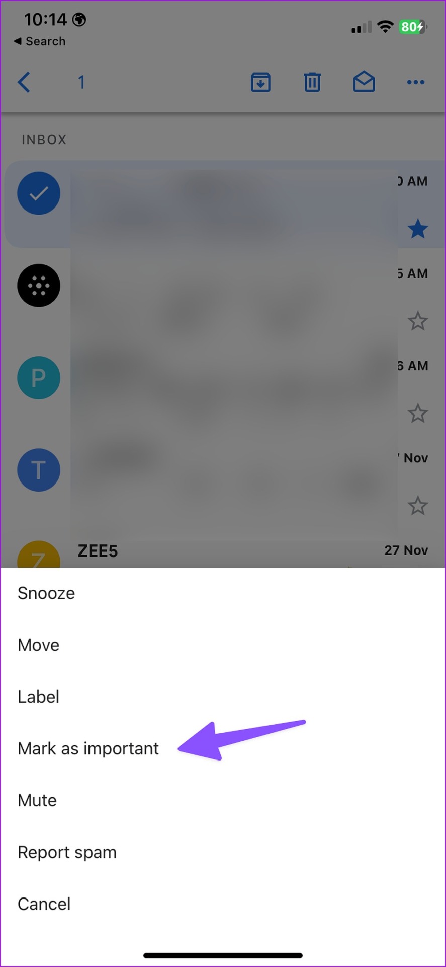 3 Best Tips to Organize Emails on iPhone - 79