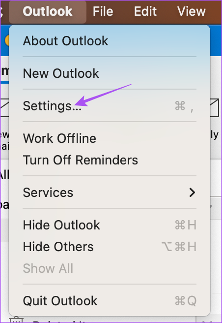 outlook settings legacy version mac