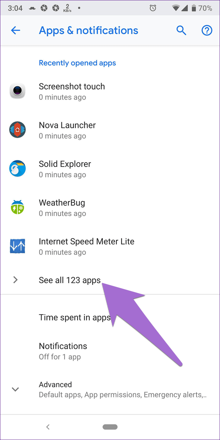 Overview Selection Not Working Android Pie 5