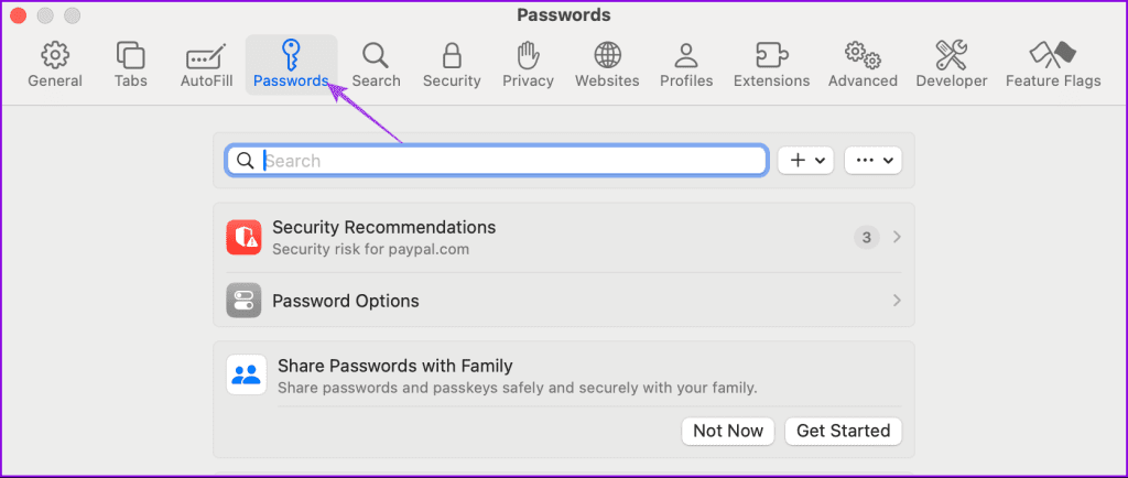 passwords safari settings mac - 4
