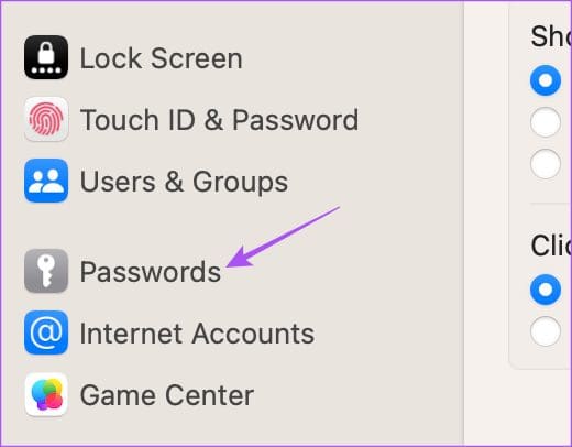 passwords settings mac
