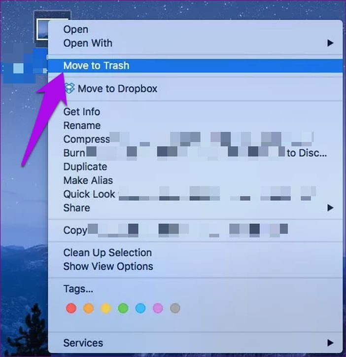 Permanently delete files mac move to trash