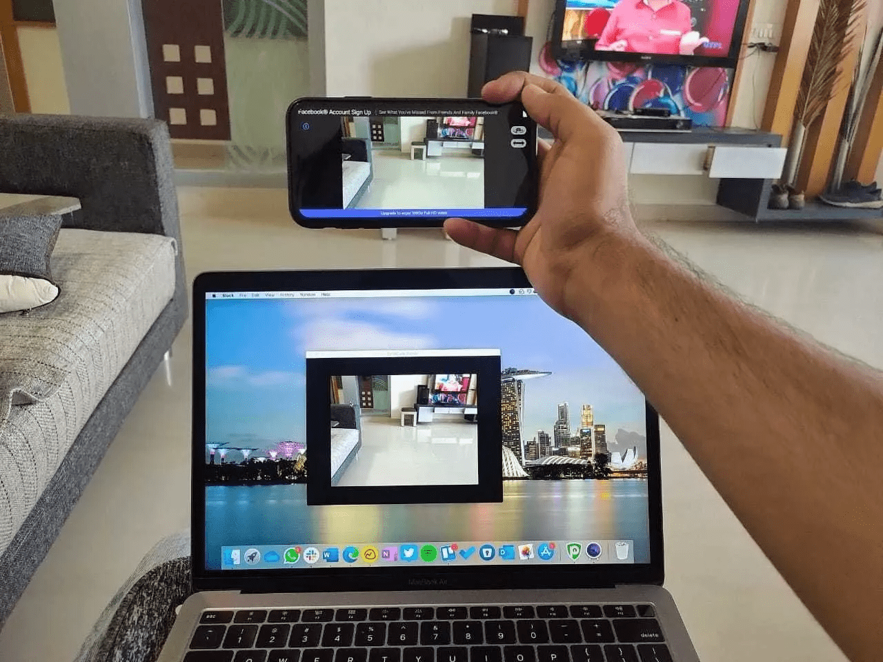 Phone as webcam